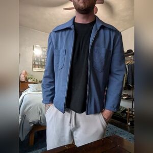Vintage Handmade 60s-70s era Lightweight Shirt Jacket Mens xs